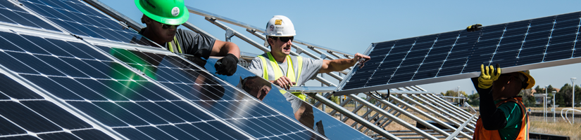 source d'énergie renouvelable solaire panneaux photovoltaiques