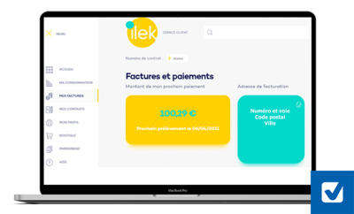 gestion facture espace client ilek