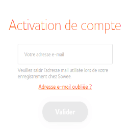 activation compte Sowee
